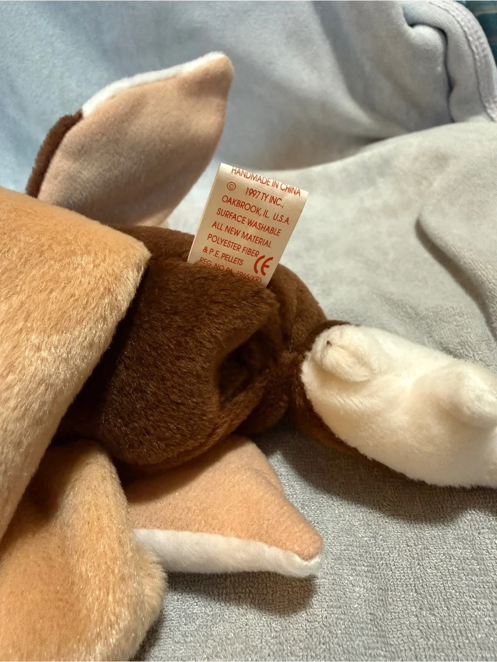 Plush Ostrich Toy in Brown, Cream and White - Soft Cuddly Bird (1997)